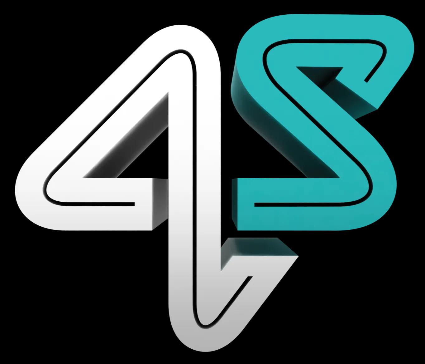 4S 3D Logo